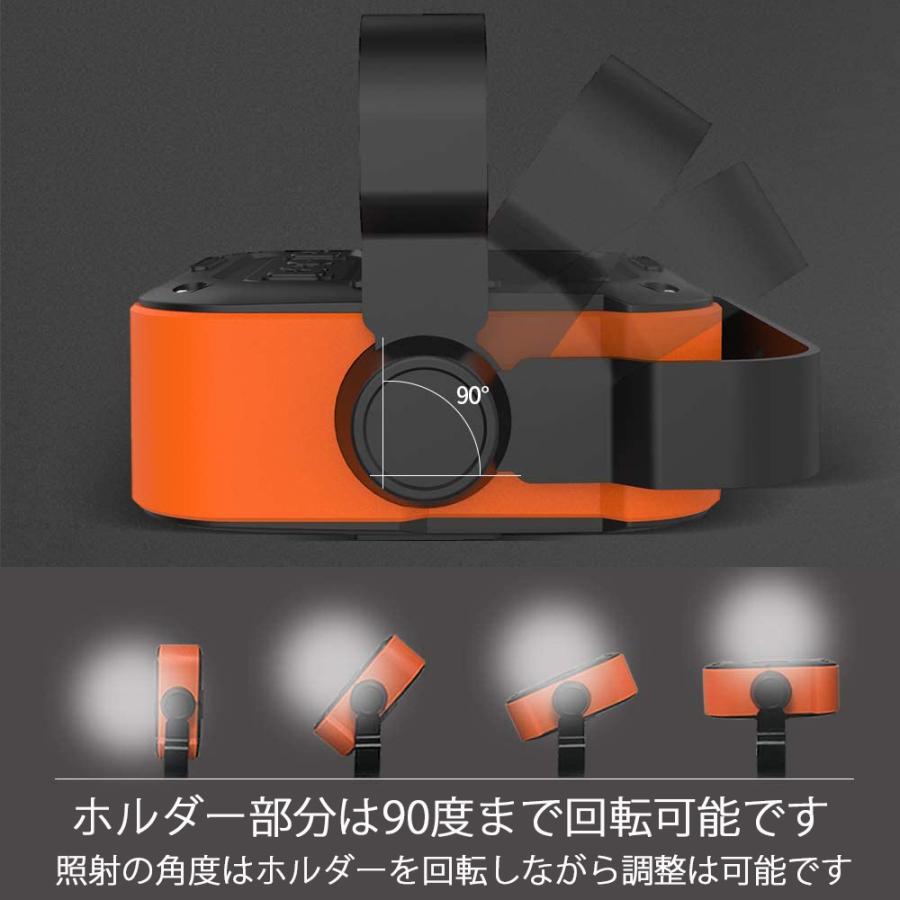 LEDランタン オレンジ USB充電式 モバイルバッテリー機能 1100ルーメン 10000mAh 3段調色 5段調光 1年保証｜e-auto-fun-store｜06