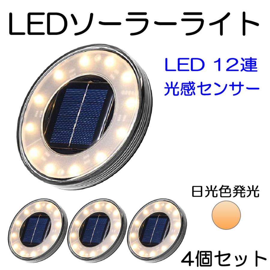 Life Ideas LEDガーデンライト ソーラー充電 防水 IP65 置き型