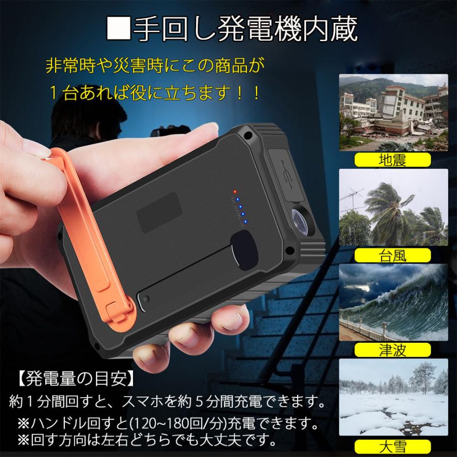 Life Ideas モバイルバッテリー TS083 オレンジ 12000mAh USB/ソーラー