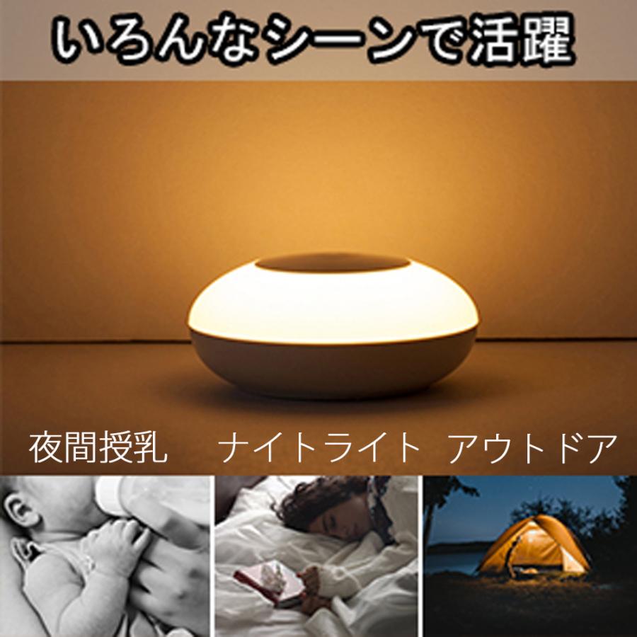 Life Ideas LEDナイトライト ベッドサイドランプ Qiワイヤレス充電