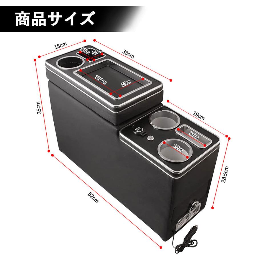 e-auto fun コンソールボックス センタートレイ トヨタ ヴォクシー
