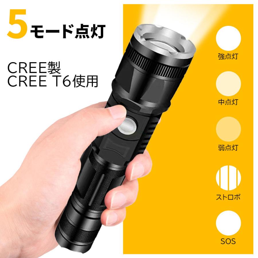 Life Ideas LEDハンディライト 懐中電灯 ズーム機能 防水 CREE社 Life Ideas LEDハンディライト 懐中電灯 ズーム機能 防水 CREE社