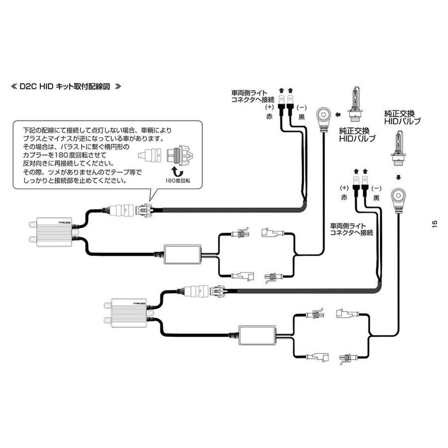 変換コネクター アダプター D2/D4用 12/24V兼用 35W/55W兼用 2本セット 7日保証｜e-auto-fun-store｜05