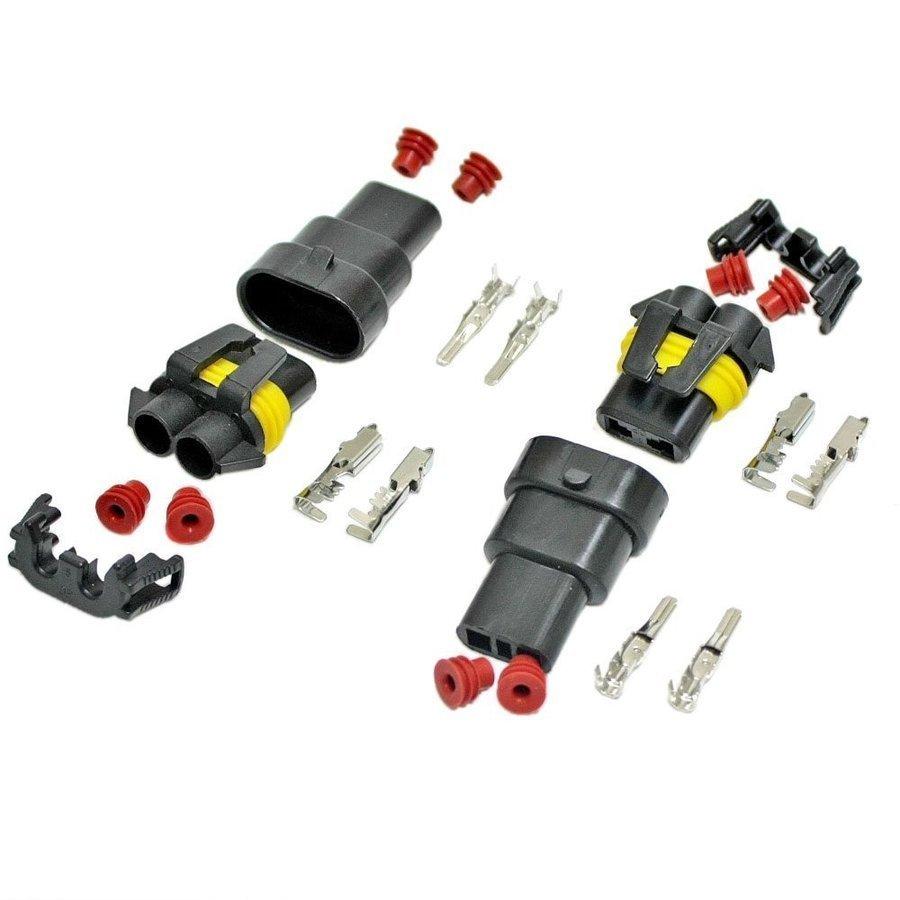 e-auto fun 加工用カプラー コネクター HB3/HB4 オス/メス 2個セット 7