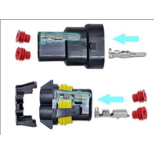 e-auto fun 加工用カプラー コネクター HB3/HB4 オス/メス 2個セット 7