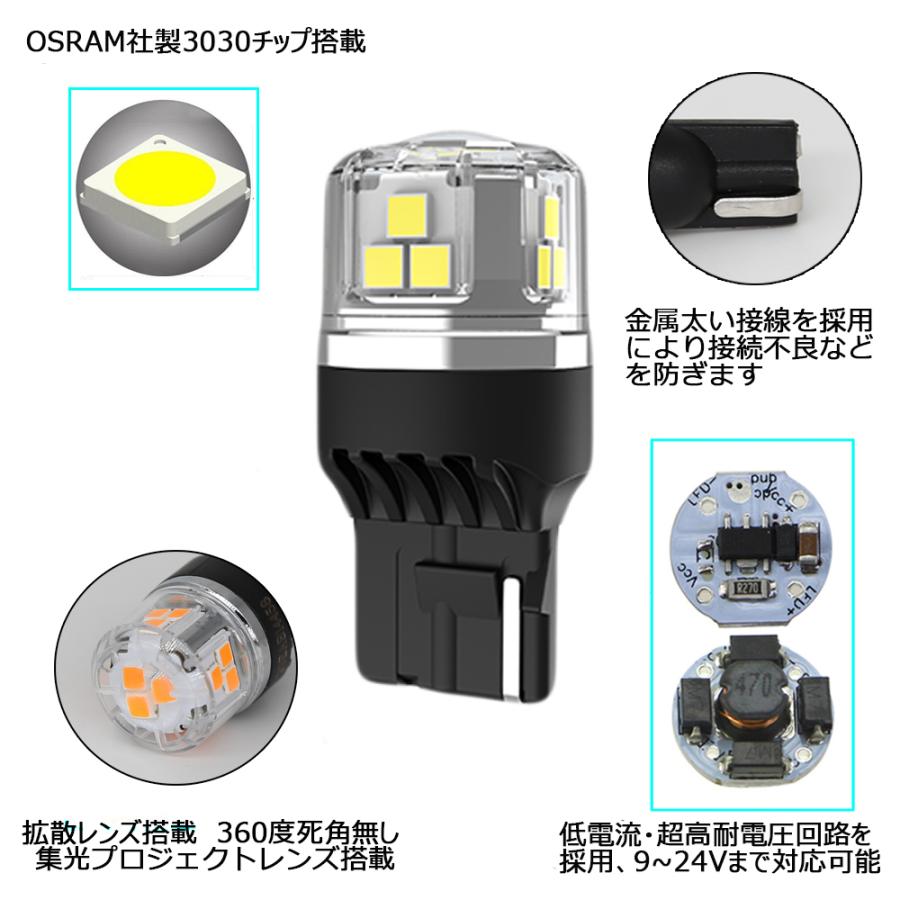 e-auto fun LEDバルブ S25ダブル 段違いピン レッド DC12V 拡散レンズ