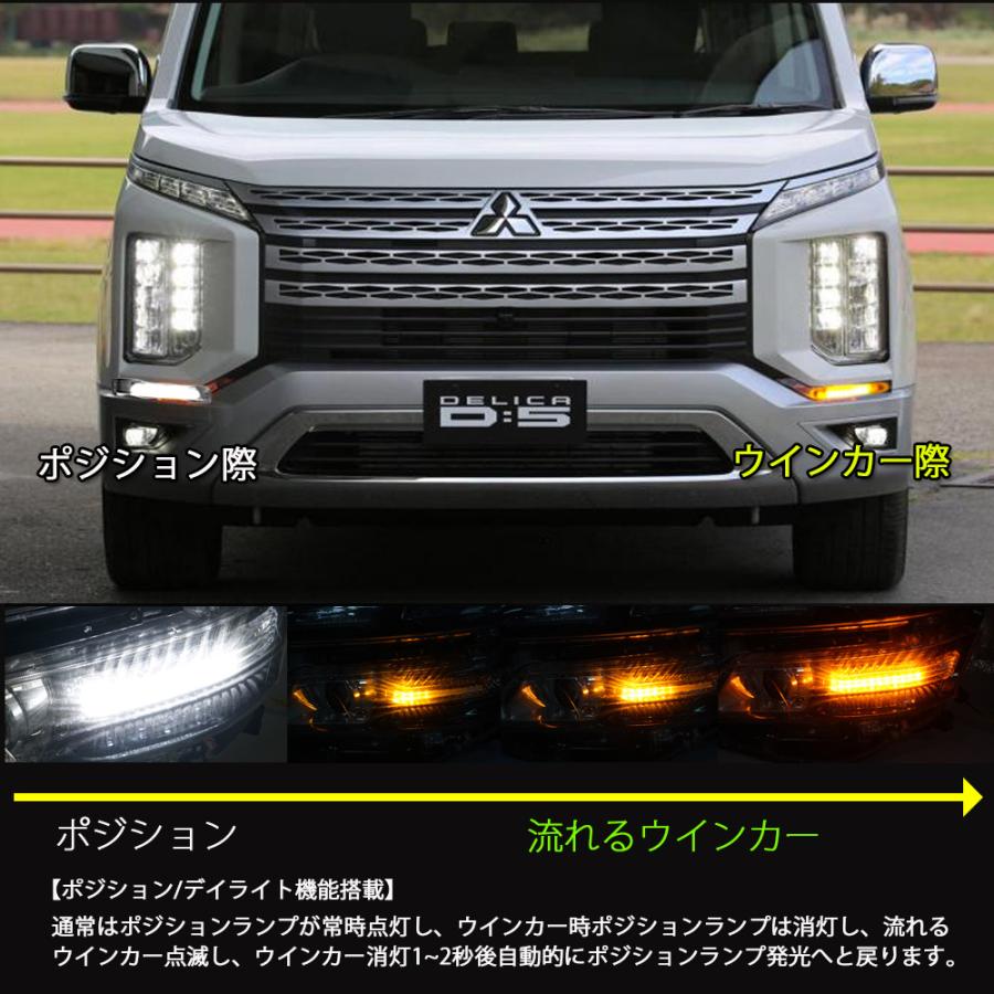 e-auto fun LEDウインカー シーケンシャル 流れるウインカー 三菱