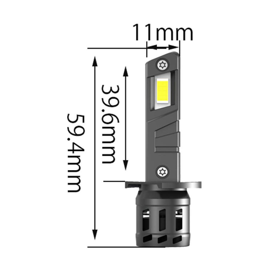 e-auto fun LEDヘッドライト H1 DC12V 50W 18000ルーメン 6500K