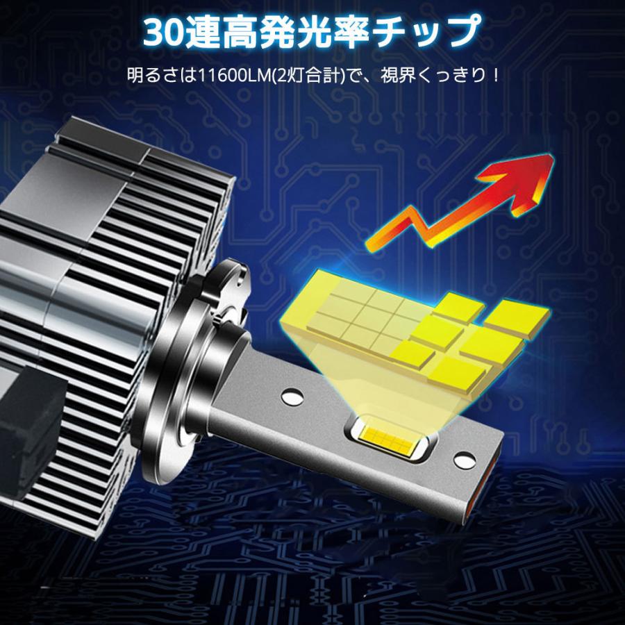 LEDヘッドライト D3S/D3R兼用 11600ルーメン 6000K ホワイト 車検対応 純正HID交換 キャンセラー内蔵 2本組 1年保証｜e-auto-fun-store｜05