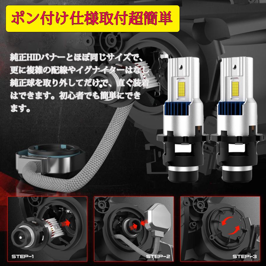 e-auto fun LEDヘッドライト D2S/D2R兼用 35W専用 18000ルーメン e-auto fun LEDヘッドライト D2S/D2R兼用 35W専用 18000ルーメン