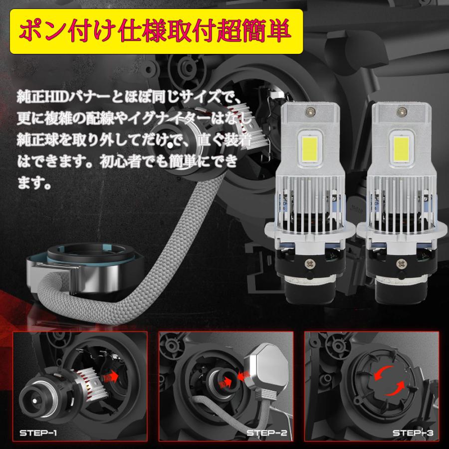 e-auto fun LEDヘッドライト D4S/D4R兼用 35W専用 18000ルーメン e-auto fun LEDヘッドライト D4S/D4R兼用 35W専用 18000ルーメン