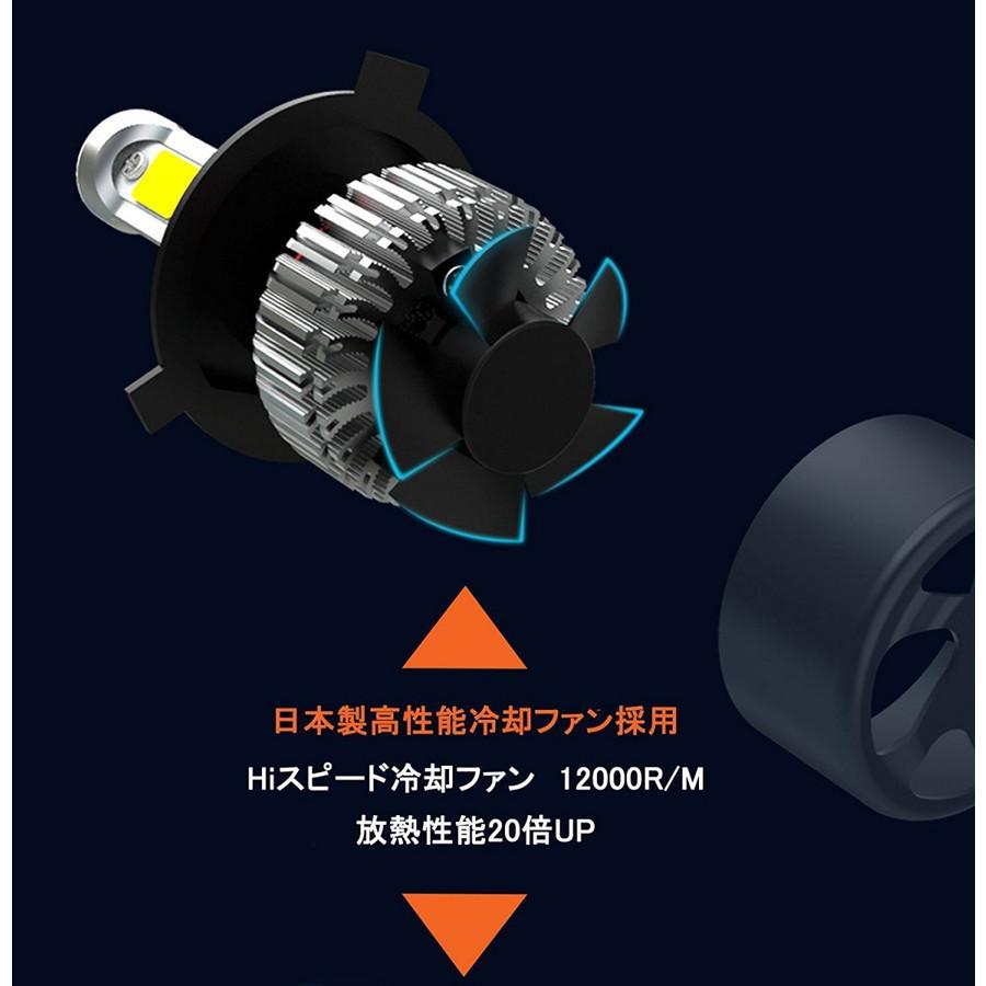 LEDヘッドライト H8/H11/H16兼用 DC12V 8000ルーメン 6500K ホワイト 2本セット 30日保証｜e-auto-fun-store｜04