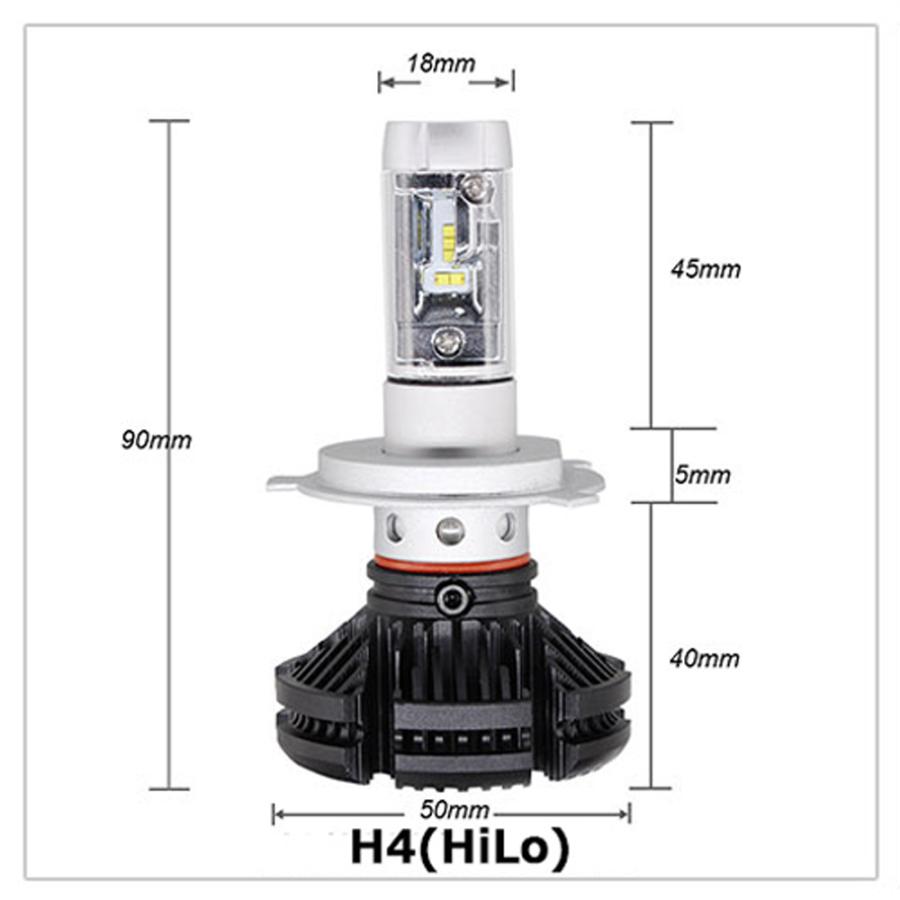 LEDヘッドライト H4 Hi/Lo切替 DC12V 12000ルーメン 6500K 3000K/8000K変色可 車検対応 2本セット 2年保証｜e-auto-fun-store｜07