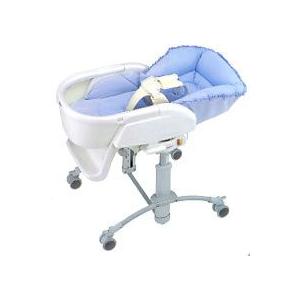 アップリカ ハイローベッド&チェア ソノバdeターン 説明書付き ハイローベッド&チェア ソノバdeターン サーモ 439 /デイリーブルー BL