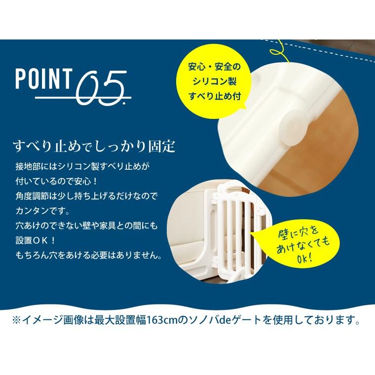 ベビーゲート 置くだけ 自立式 ドア付き パーテーション 