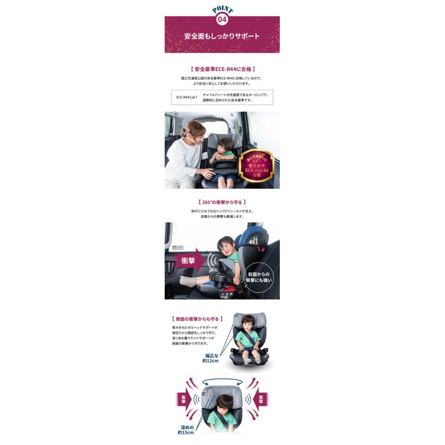 1歳〜11歳 インパクトシールド リクライニング ロングユース 洗える