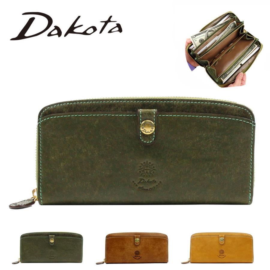 レディース 財布 Dakota ダコタ Dakota コラッジョ 長財布 ラウンドファスナー 牛革 レザー 本革 ブランド マスタード グリーン 緑 緑色 星 馬蹄 001 Morita Co Online Store 通販 Yahoo ショッピング