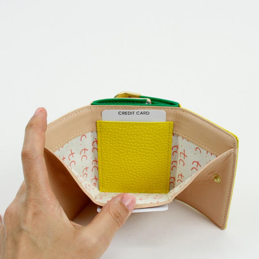 tsumori chisato CARRY 財布 猫 ツモリチサト ねこ かぶせ ミニ