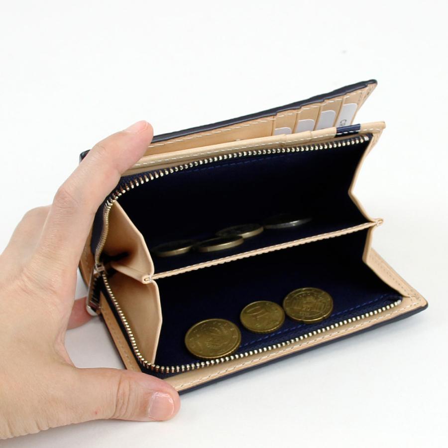 BAGGY PORT 二つ折り財布 バギーポート財布 藍染 折り財布 革 BAGGY PORT 二つ折り財布 バギーポート財布 藍染 折り財布 革