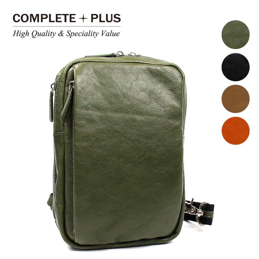 COMPLETE PLUS コンプリートプラス ボディバッグ メンズ 本革 COMPLETE PLUS コンプリートプラス ボディバッグ メンズ 本革