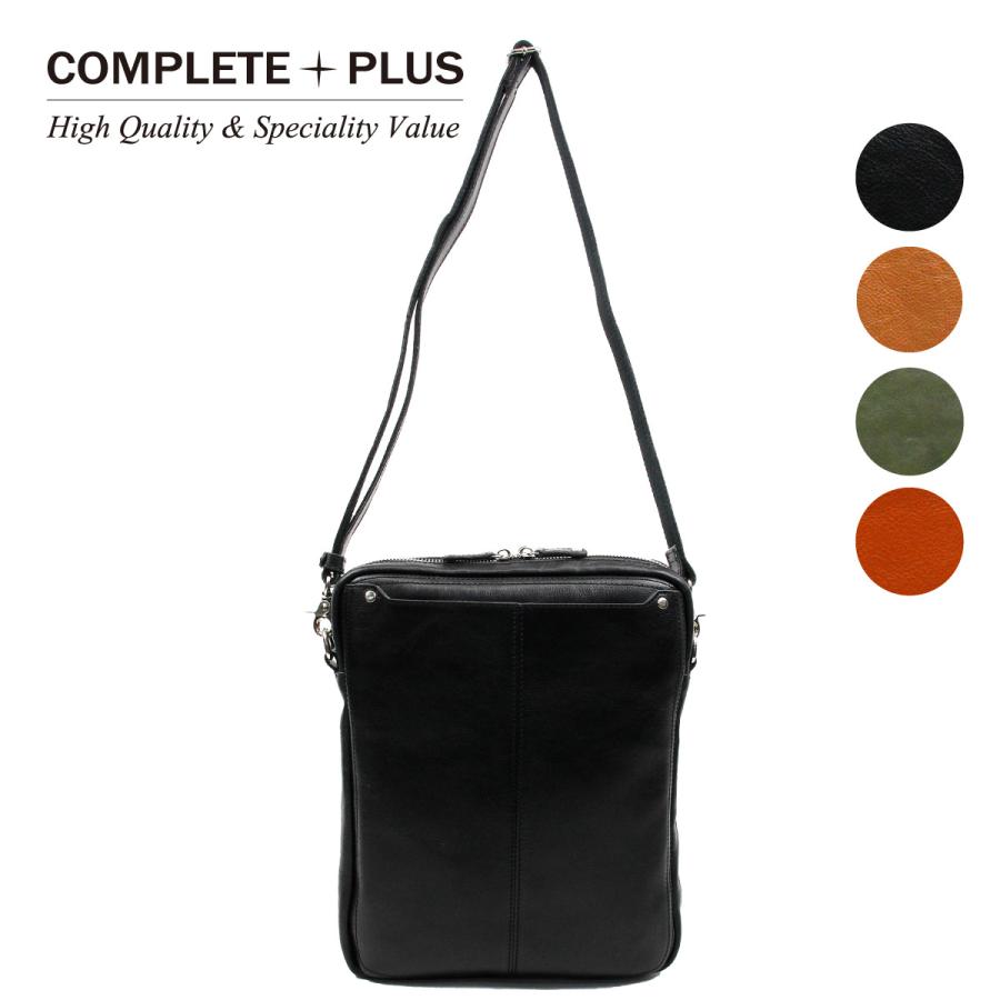 配送員設置送料無料 Complete Plus ショルダーバッグ メンズ 牛革 本革 バッグ ブランド ポケットたくさん 30代 40代 910 Cp 0m104