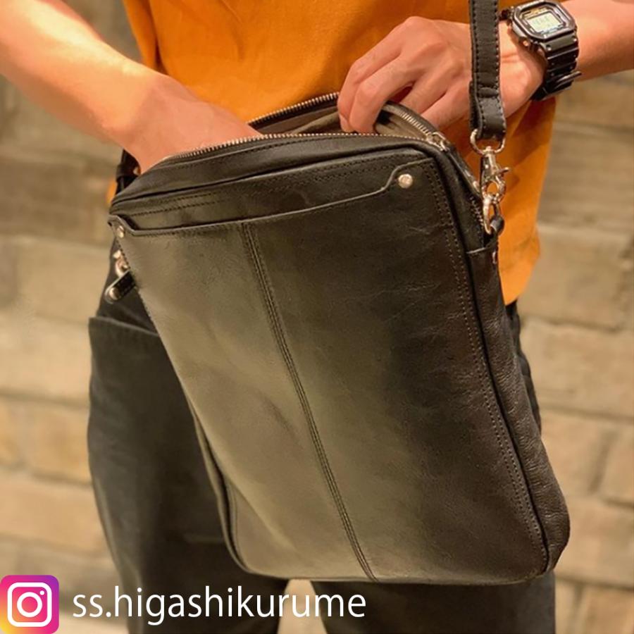 COMPLETE PLUS（コンプリートプラス） ショルダーバッグ メンズ 牛革