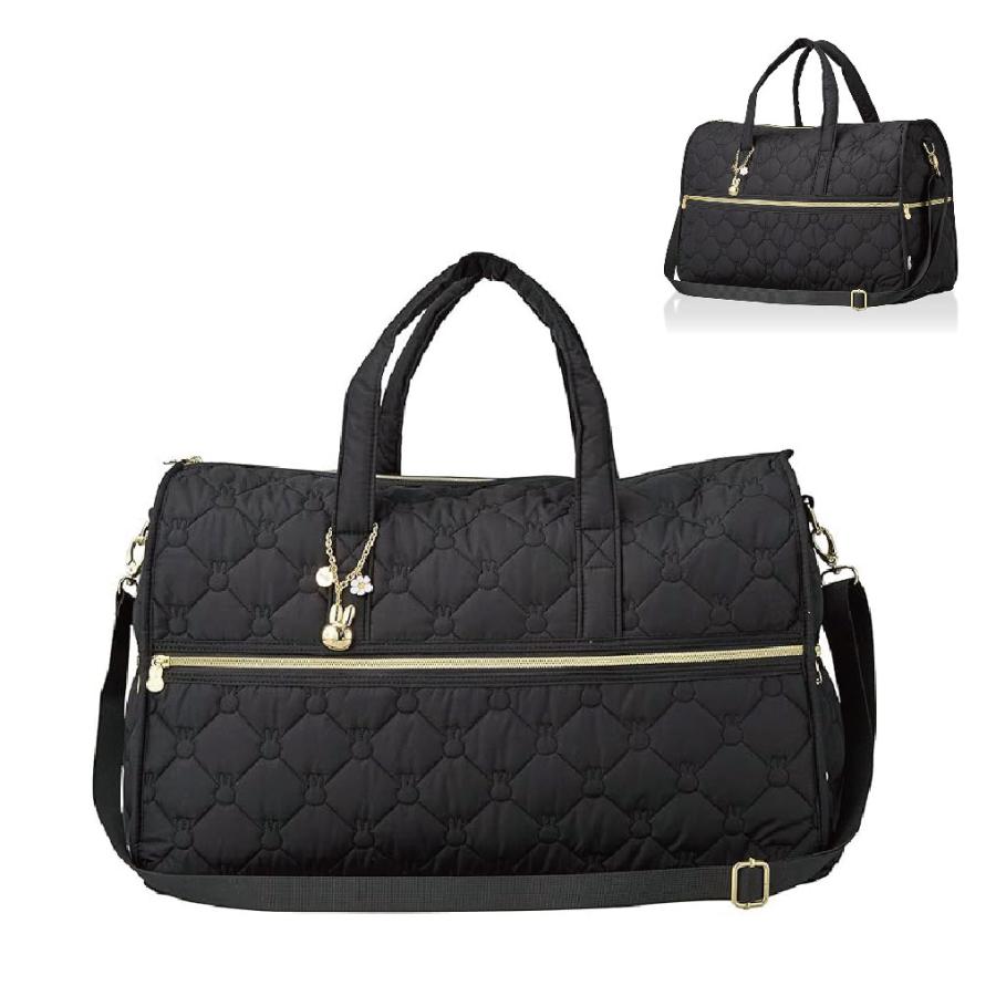 ハピタス ミッフィー キルティング ボストンバッグ 6096 B301 31L レディース ブランド ミッフィー かわいい 旅行 トラベル