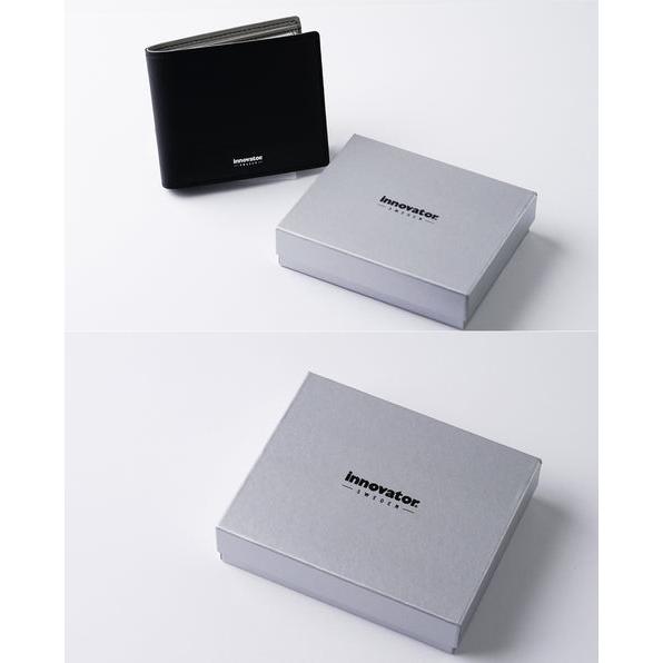 innovator 二つ折り財布 イノベーター 財布 折り財布 エンボス 本革 