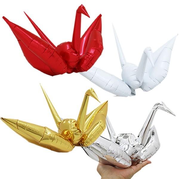 装飾バルーン 折り紙で作ったような折鶴風船 小 No 6532 風船 バルーン専門店 通販 Yahoo ショッピング