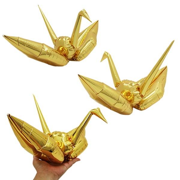 装飾バルーン 折り紙で作ったような折鶴風船 大 赤 No 6536 風船 バルーン専門店 通販 Yahoo ショッピング