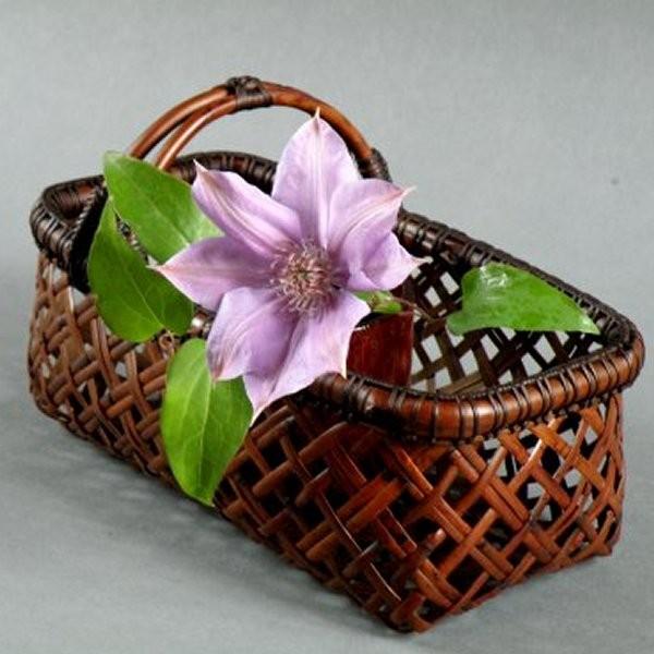 菱組　手つき花籃