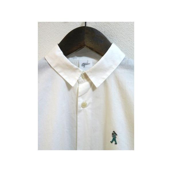新品 未使用】grin グリン ブロード パン刺繍 シャツ