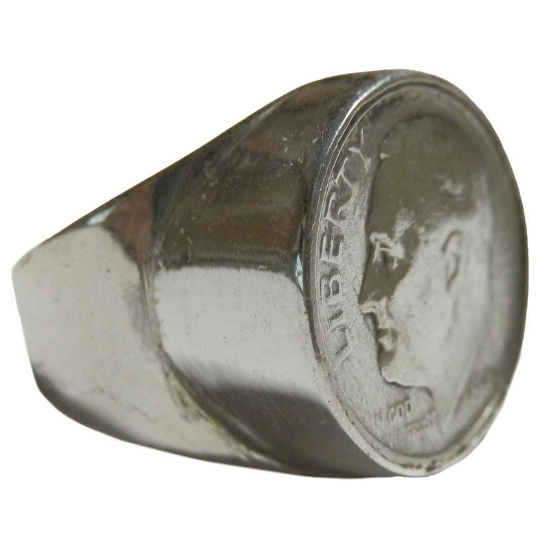 リング アンティークシルバーコイン・リング1 : アジア雑貨