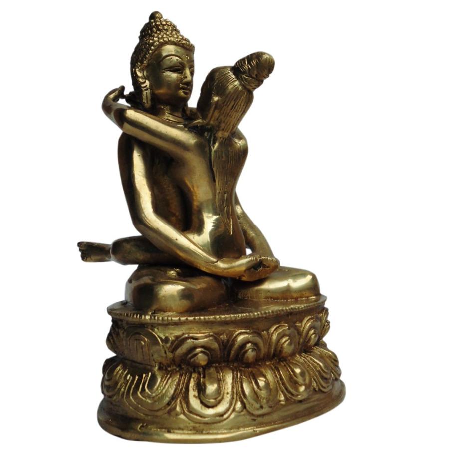 仏像 ネパール仏像 真鍮製 ブッタ・シャクティー11 : アジア雑貨