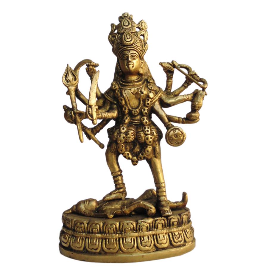 観音 菩薩 黄銅製 仏像 彫刻 置物 開運 風水 骨董 古美術 アンティーク