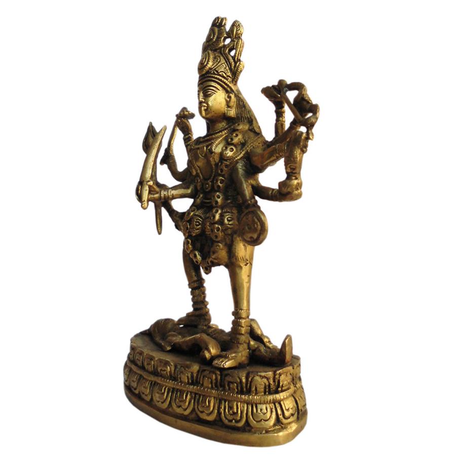 仏像 ネパール仏像 真鍮製 カーリー・マー37 : アジア雑貨ビンゴ