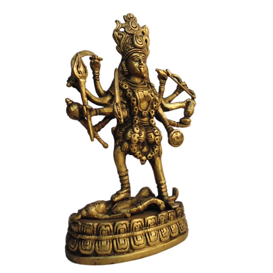 仏像 ネパール仏像 真鍮製 カーリー・マー37 : アジア雑貨ビンゴ