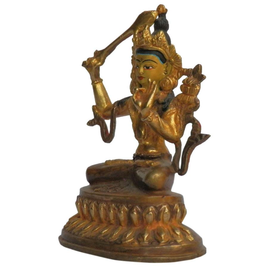 仏像 ネパール仏像 マンジュシュリー（文殊菩薩像）