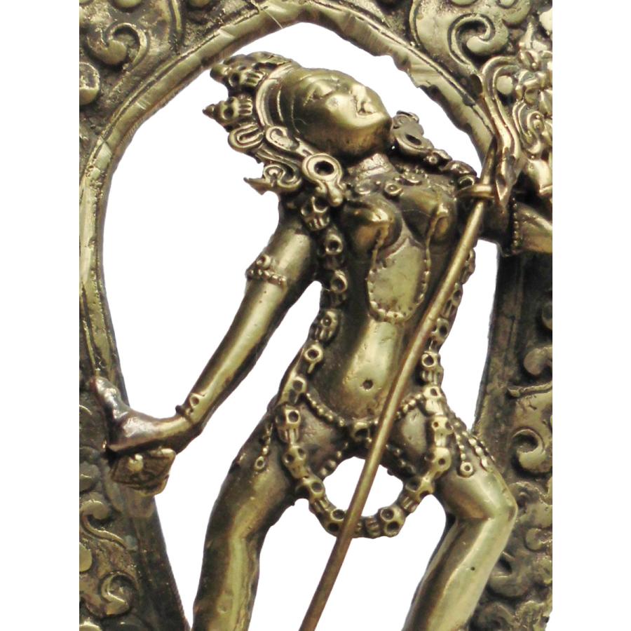 仏像 ネパール仏像 真鍮製 ダーキニー47 : アジア雑貨ビンゴ