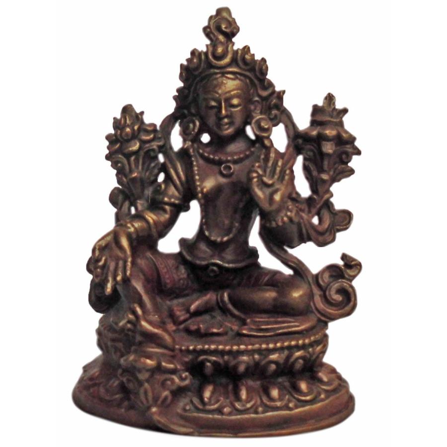 ネパールの仏像 仏像 銅製 ネパール 貴石象嵌 長寿仏 聖無量寿智決定光明王如来 仏教