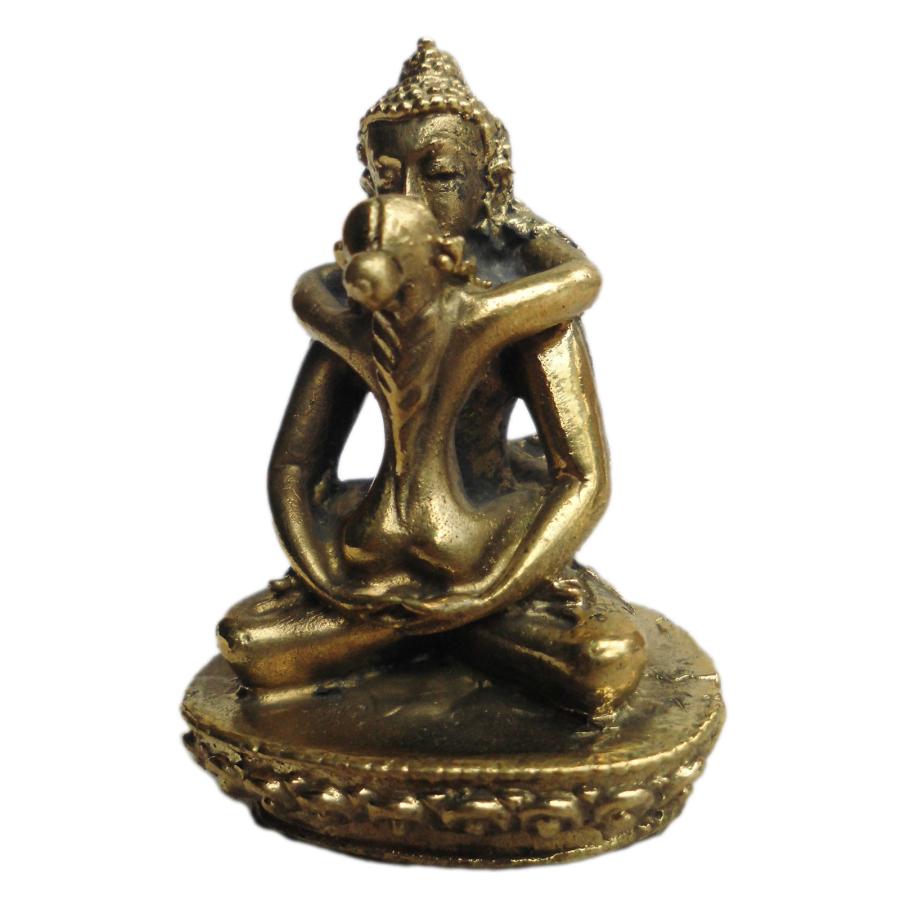 仏像 ネパール仏像 真鍮製 ブッタ・シャクティー76 : アジア雑貨
