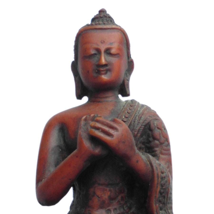 仏像 ネパール仏像 大日如来像(ティーチング・ブッタ)11 : アジア雑貨