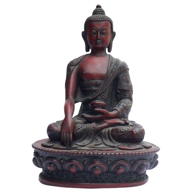 ネパールの仏像 アジアン雑貨 BS-52 ネパール仏像 六字咒観音菩薩(チャングラ