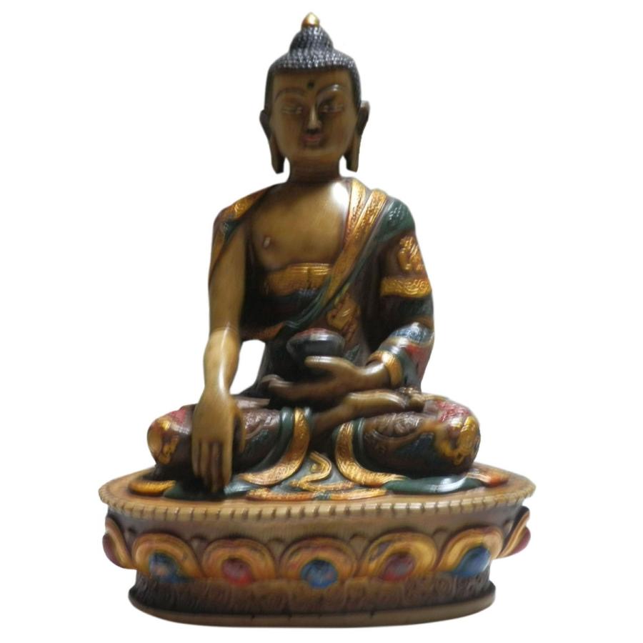 ネパール　釈迦牟尼坐像 ネパール 釈迦牟尼坐像