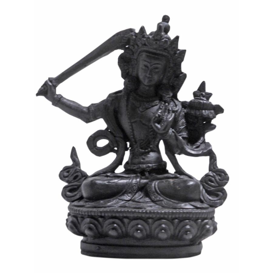 仏像 ネパール仏像 文殊菩薩像48 Amazon｜【並行輸入品】 アジアン雑貨