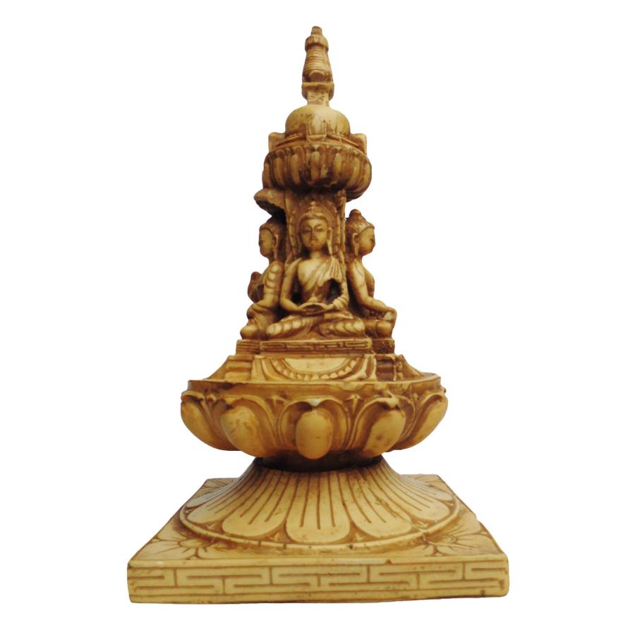 仏具 ネパール仏像 ストゥーパ(仏塔)1 : アジア雑貨ビンゴ - 通販