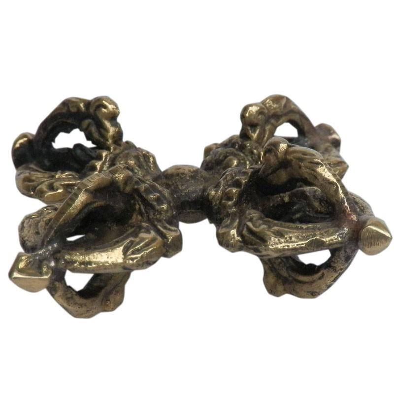 仏具 ネパール仏具 ビッソ・ヴァジュラ(ダブルドルチェ）2 : アジア