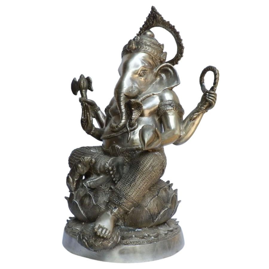 仏像 タイ仏像 48cmの特大ガネーシャ象1 : アジア雑貨ビンゴ - 通販