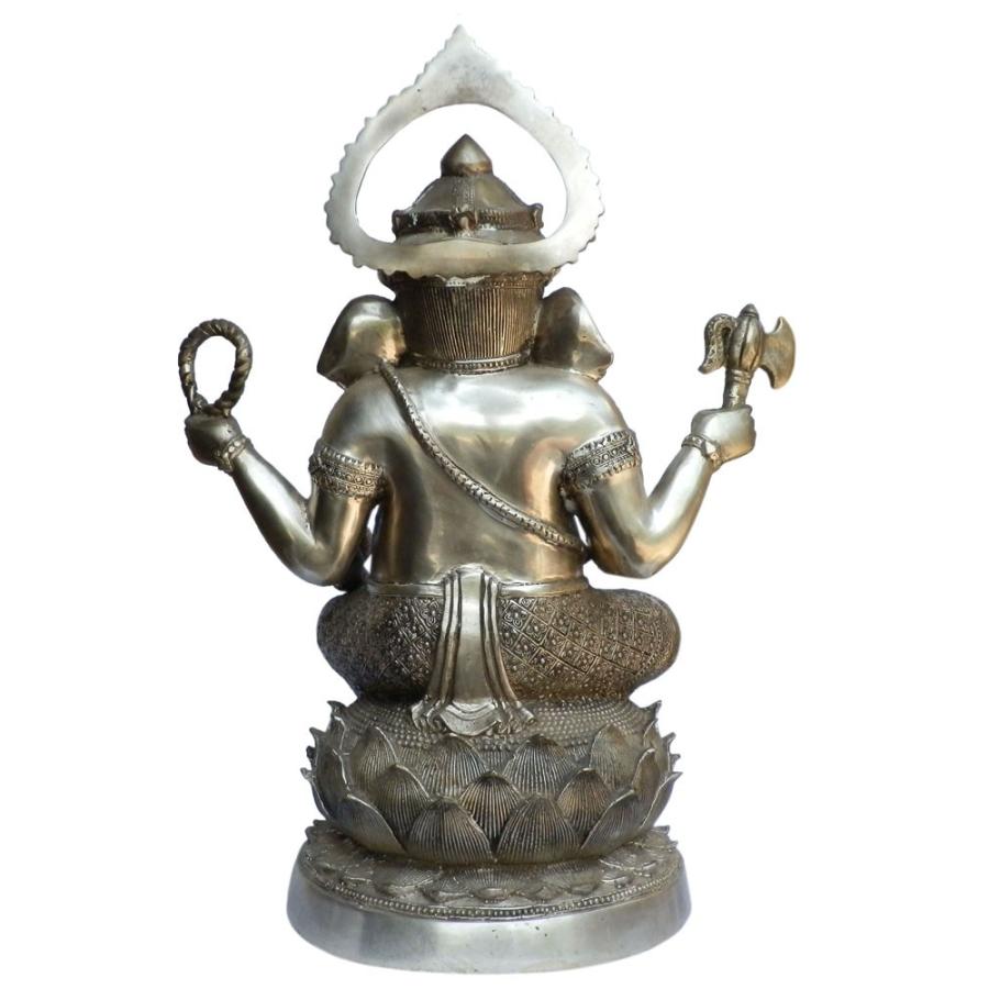 特大ガネーシャ像 仏像 タイ仏像 48cmの特大ガネーシャ象1 : アジア雑貨ビンゴ - 通販