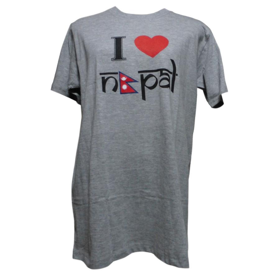 Tシャツ ネパール・Tシャツ 13 (I love Nepal)M・L・XL クリックポスト